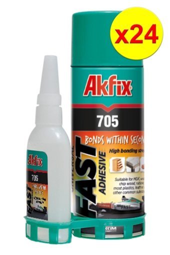 Akfix 705 Kokusuz 400 ml 24'lü Sıvı-Sprey Hızlı Yapıştırıcı