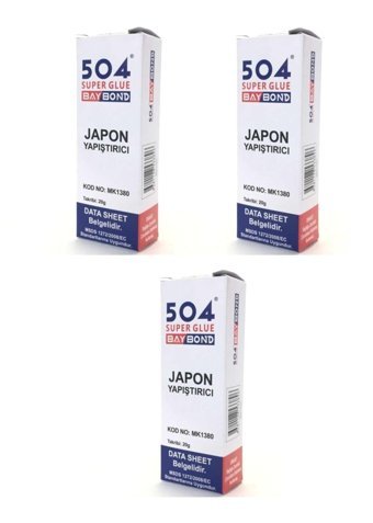 Baybond 504 Kokusuz 20 gr 3'lü Jel Hızlı Yapıştırıcı