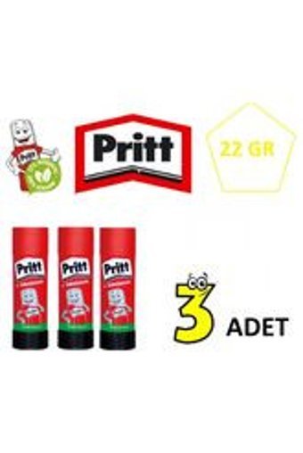 Pritt Kokusuz 22 gr 3'lü Jel Hızlı Yapıştırıcı