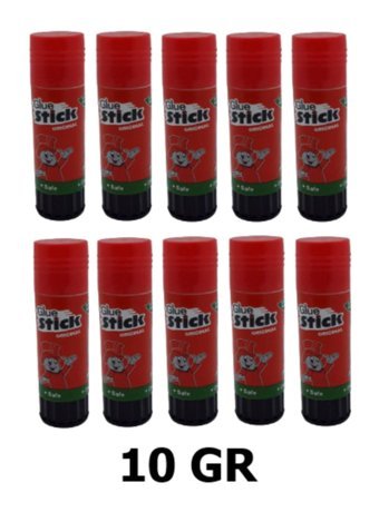 Glue Stick Kokusuz 10 gr 10'lu Jel Hızlı Yapıştırıcı