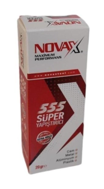 Novax 555 Kokusuz 20 ml Tekli Jel Hızlı Yapıştırıcı