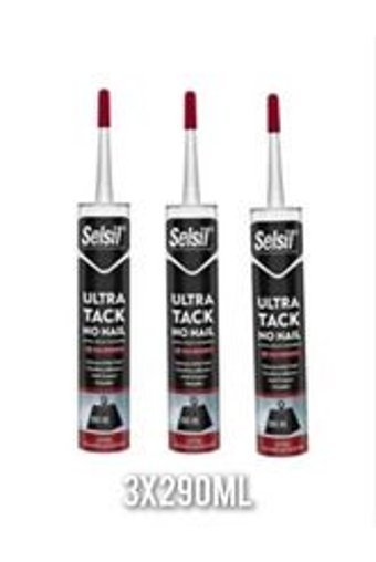 Selsil Ultra Tack No Nail Kokusuz 290 ml Tekli Jel Hızlı Yapıştırıcı