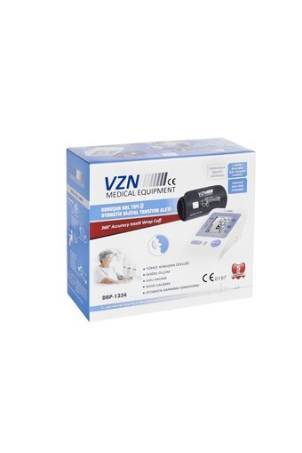 Vzn 1334 4 Kullanıcı 120 Ölçüm Hafızalı Konuşan Dijital Koldan Tam Otomatik Tansiyon Aleti