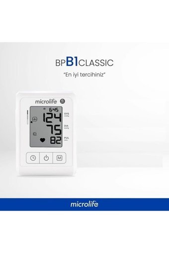 Microlife Bp B1 Classıc 1 Kullanıcı 30 Ölçüm Hafızalı Dijital Koldan Tam Otomatik Tansiyon Aleti