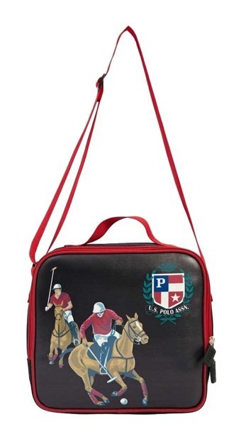 U.S. Polo Assn. PLBSC-23304 Yıkanabilir Organik Siyah Beslenme Çantası