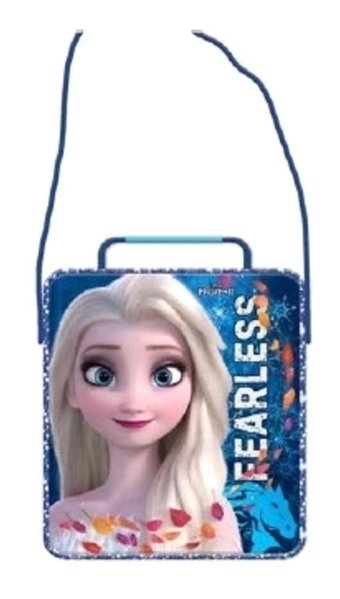 Frocx Fearless-48016 3 Boyutlu Yıkanabilir Anna - Elsa Çok Renkli Beslenme Çantası