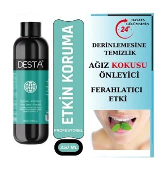 Desta Alkolsüz Karanfil-Papatya Aromalı 350x2 ml Ağız Gargarası