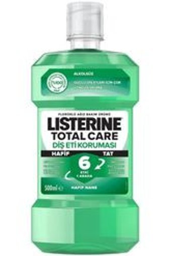 Listerine Alkolsüz Florürlü Nane Aromalı 500 ml Ağız Gargarası