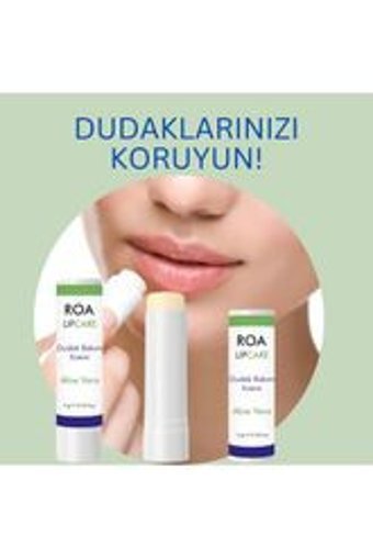 Roa Bitkisel Doğal Aloe Vera Yetişkin Dudak Nemlendirici Krem 5 gr