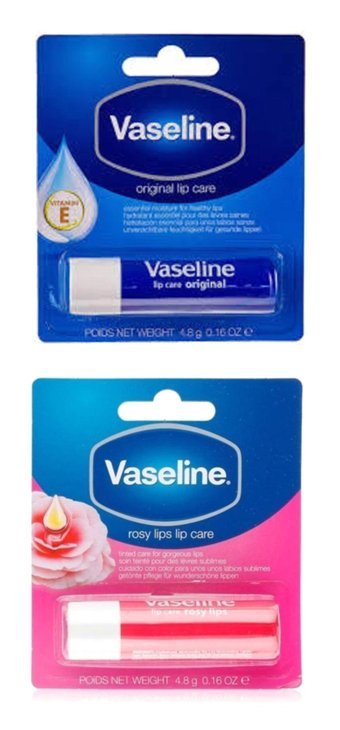 Vaseline Aromasız - Güllü Yetişkin Dudak Nemlendirici Balm 2x4.8 gr