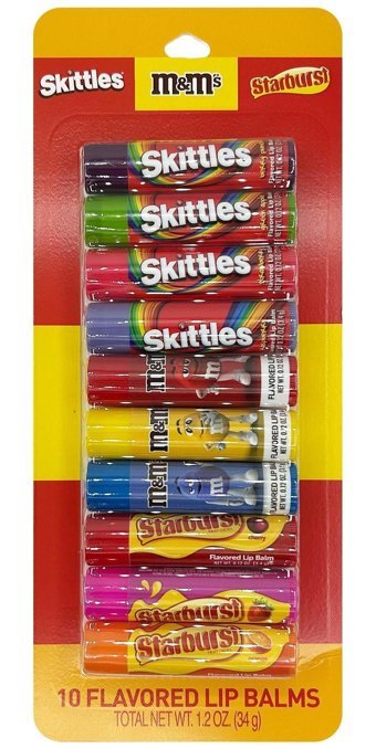 Taste Beauty Skittles Meyveli Yetişkin Dudak Nemlendirici Balm 10x3.4 gr