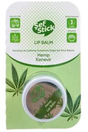 Şef Stick Kenevirli Yetişkin Dudak Nemlendirici Balm