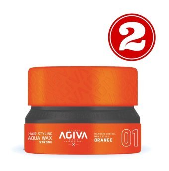 Agiva No:01 Parlak Krem Sert Organik Vegan 2x175 ml Wax