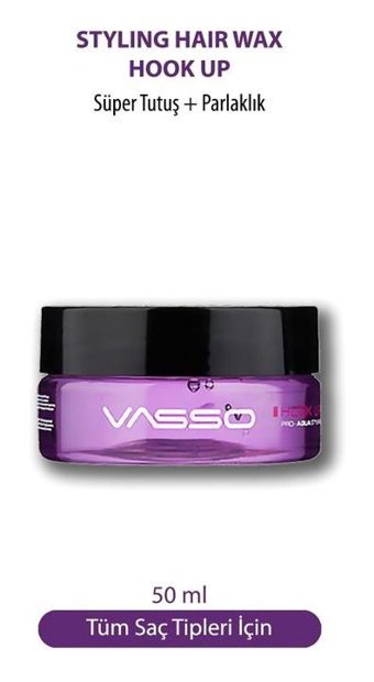 Vasso Hook Up Parlak Krem Orta 50 ml Wax