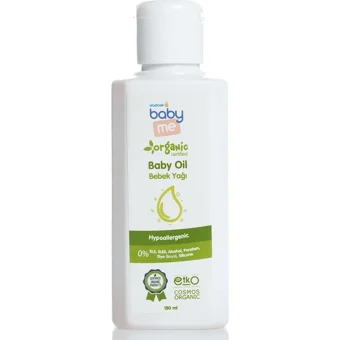 Baby Me Baby Me Organik Aspirli Bademli Lavantalı Zeytinyağlı Jojoba Yağlı Vegan Hipoalerjenik Bebek Masaj Yağı 150 ml