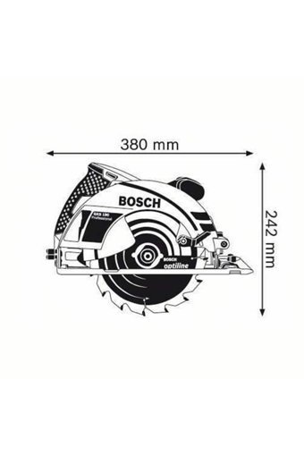 Bosch GKS 190 1400 W 5500 devir/dk 190 mm Açılı Kesim Kablolu Elektrikli Daire Testere