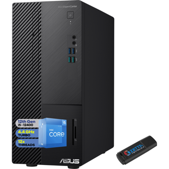 Asus Expert Center D5 D500MD 5124000630F06 Dahili Intel UHD Graphics Intel Core i5 12400 16 GB Ram 512 GB SSD Mini Tower FreeDos Masaüstü Bilgisayar + Zetta Flash Bellek