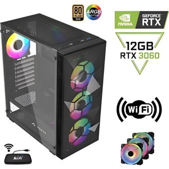 Cachex GMX Harici GeForce RTX 3060 Intel Core i7 11700F 32 GB Ram 1 TB SSD Tower FreeDos Masaüstü Bilgisayar