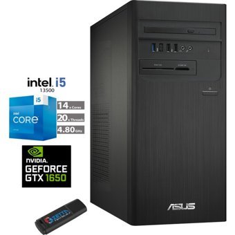 Asus Expert Center C1S500TE-5135000020W36 Harici GeForce GTX 1650 Intel Core i5 13500 64 GB Ram 256 GB SSD Tower Windows 11 Home Masaüstü Bilgisayar + Zetta Flash Bellek