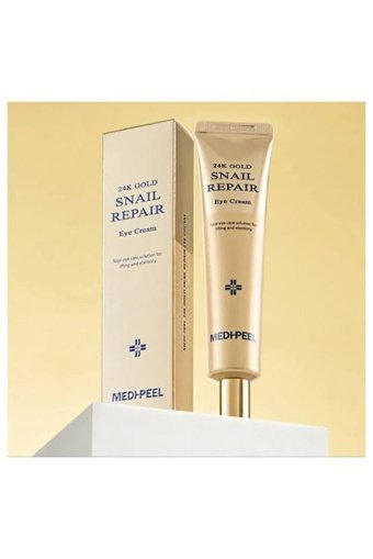 Medipeel 24K Gold Salyangoz Onarıcı Tüm Ciltler için Göz Çevresi Krem Tüp 40 ml