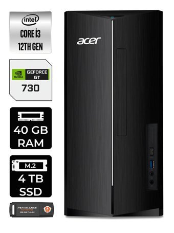 Dell Vostro 3910MT N3563VDT3910EMEA Harici GeForce GT 730 4 GB Intel Core i3 12100 40 GB Ram 4 TB SSD Tower Windows 11 Home Masaüstü Bilgisayar + PER4 BELLEK