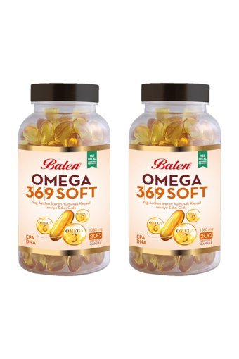 Balen Omega 3 Kapsül 1380 mg 2x200 Adet