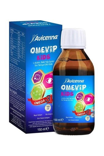 Avicenna Omevip Kids Omega 3 Balık Yağı Şurup 150 ml