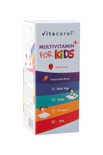 Vitacoral Kids Omega 3 Balık Yağı Şurup 150 ml