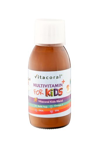 Vitacoral Kids Omega 3 Balık Yağı Şurup 150 ml