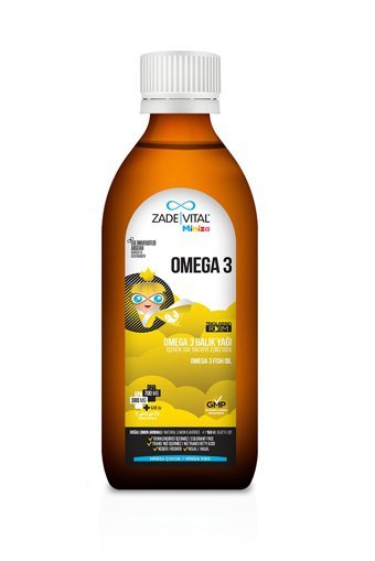 Zade Vital Miniza Kids Omega 3 Balık Yağı Şurup 150 ml