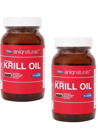 Aniqnaturals Superbaboost Krill Oil Omega 3 Kapsül 1000 mg 2x30 Adet