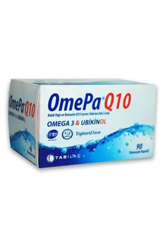 Tab İlaç Omepa-Q10 Omega 3 Kapsül 90 Adet