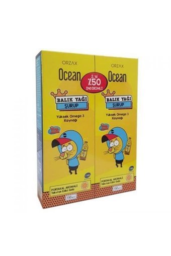 Orzax Ocean Omega 3 Balık Yağı Şurup 150 ml