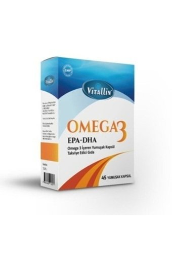 Vitallin Omega 3 Kapsül 1000 mg 45 Adet