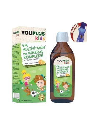 Abdi İbrahim Youplus Kids Omega 3 Balık Yağı Şurup 150 ml 2 Adet