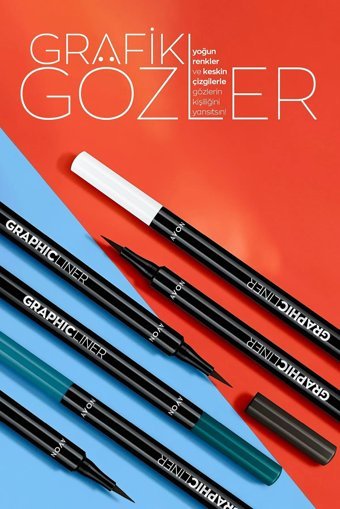 Avon Graphic Suya Dayanıklı Mat Pastel Kahverengi Kalem Eyeliner