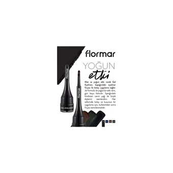 Flormar No:002 Suya Dayanıklı Mat Pastel Mavi Jel Eyeliner