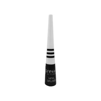 Flormar By Pretty Vinyl No:01 Suya Dayanıklı Mat Pastel Siyah Likit Eyeliner