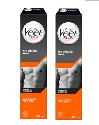 Veet Men Normal Ciltler İçin Tüm Vücut Genital Bölge Erkek Tüy Dökücü Sprey 2x200 ml