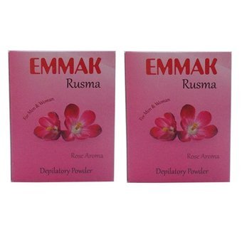 Emmak Gül Kokulu Hamam Otu Tüm Ciltler İçin Tüm Vücut Genital Bölge Kadın Tüy Dökücü Sprey 2x80 ml