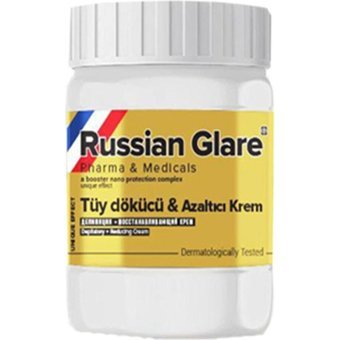 Russian Glare Tüm Ciltler İçin Tüm Vücut Genital Bölge Unisex Tüy Dökücü Sprey 2x50 ml +Rus Merhemi Genital Bölge Kremi 3x50 ml