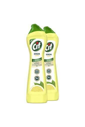 Cif Limon Kokulu Yüzey Temizleyici 2x500 ml