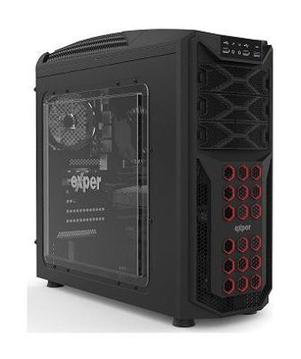 Exper Pc Flex XCELLERATOR XC509-B450 Harici GeForce GTX 1650 AMD Ryzen 5 1600 32 GB Ram 480 GB + 1 TB SSD Tower FreeDos Masaüstü Bilgisayar