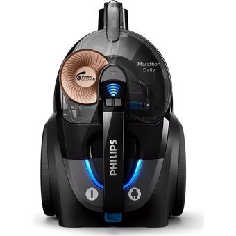 Philips Marathon Daily XB7150 900 W Hepa Filtreli 2 lt Kapasiteli Toz Torbasız Süpürge Siyah