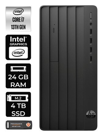 HP Pro Tower 290 G9 8T2X1ES Dahili Intel UHD Graphics Intel Core i7 13700 24 GB Ram 4 TB SSD Tower FreeDos Masaüstü Bilgisayar + PER4 BELLEK