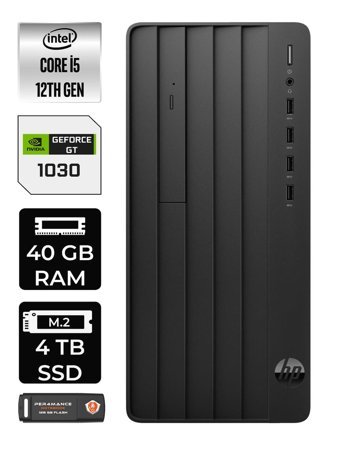 HP Pro Tower 290 G9 6D3A5EA Harici GeForce RTX 3060 Ti Intel Core i5 12500 40 GB Ram 4 TB SSD Tower Windows 11 Home Masaüstü Bilgisayar + PER4 BELLEK