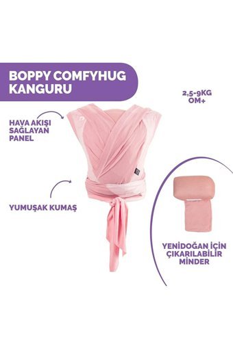 Chicco Comfyhug 3.5-15 kg Kapasiteli Oturaklı Kanguru Pembe