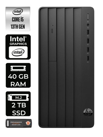 HP Pro Tower 290 G9 8T2W9ES Dahili Intel UHD Graphics Intel Core i5 13500 40 GB Ram 2 TB SSD Tower Windows 11 Home Masaüstü Bilgisayar + PER4 BELLEK