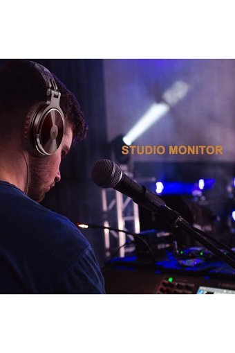 Oneodio PRO10 3.5 mm Gürültü Önleyici Mikrofonlu Kablolu DJ Kulak Üstü Kulaklık Siyah Gold