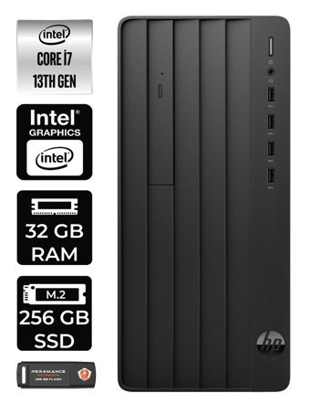 HP Pro Tower 290 G9 8T2X1ES Dahili Intel UHD Graphics Intel Core i7 13700 32 GB Ram 256 GB SSD Tower FreeDos Masaüstü Bilgisayar + PER4 BELLEK